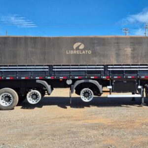 GRANELEIRA LIBRELATO 2024/24 13.50mt. 1.80alt. 4 eixos assoalho chapa s/ pneus 9E18